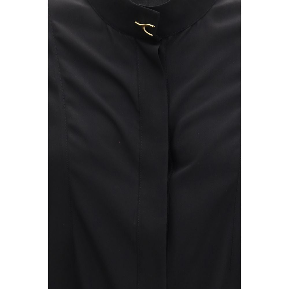Black Silk Blouse