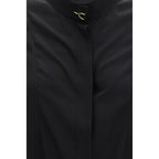 Black Silk Blouse
