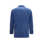 Blue Cotton Blazer