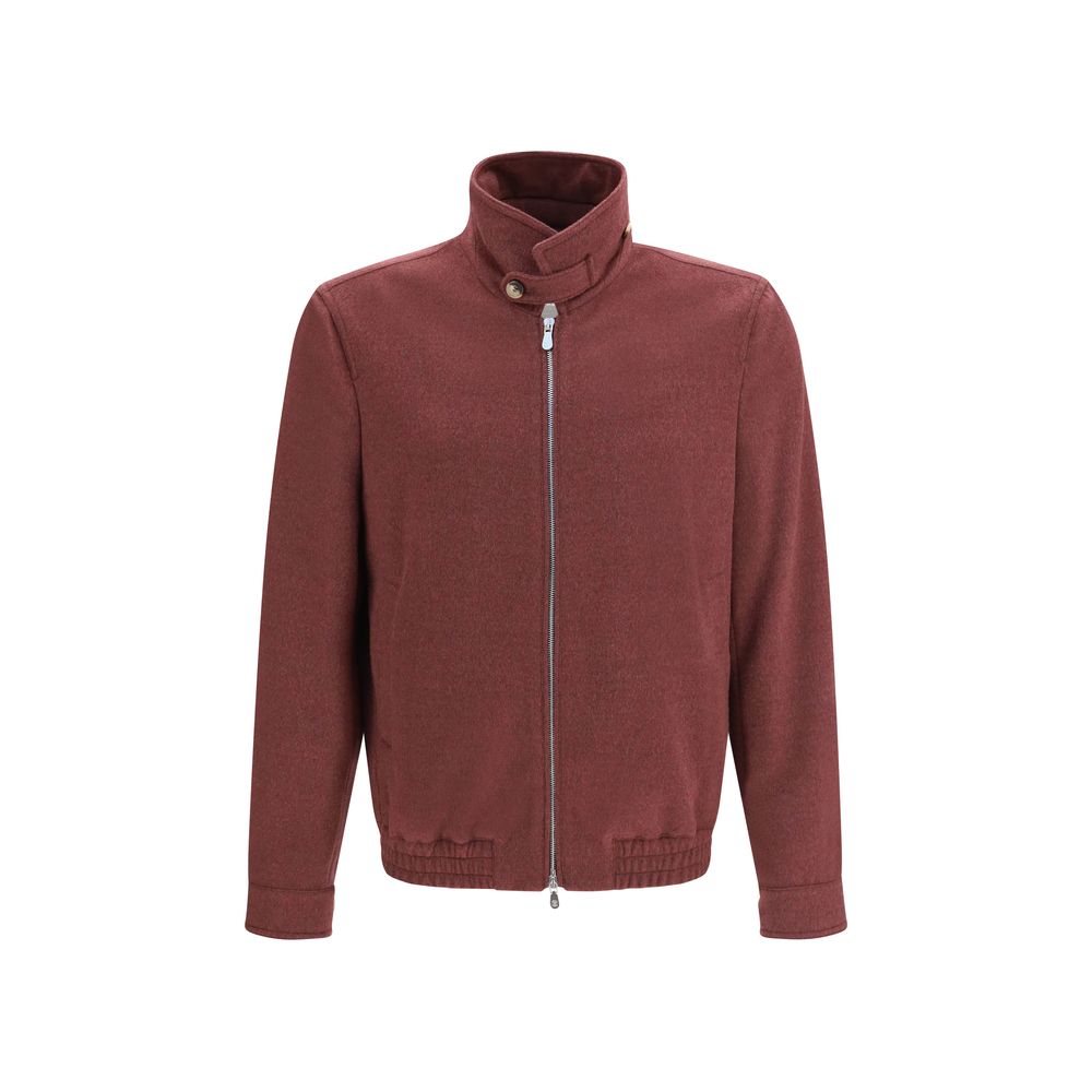 Bordeaux Wool Oves Aries Full-Length Jacket