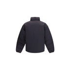 Gray Cotton Full-Length Jacket