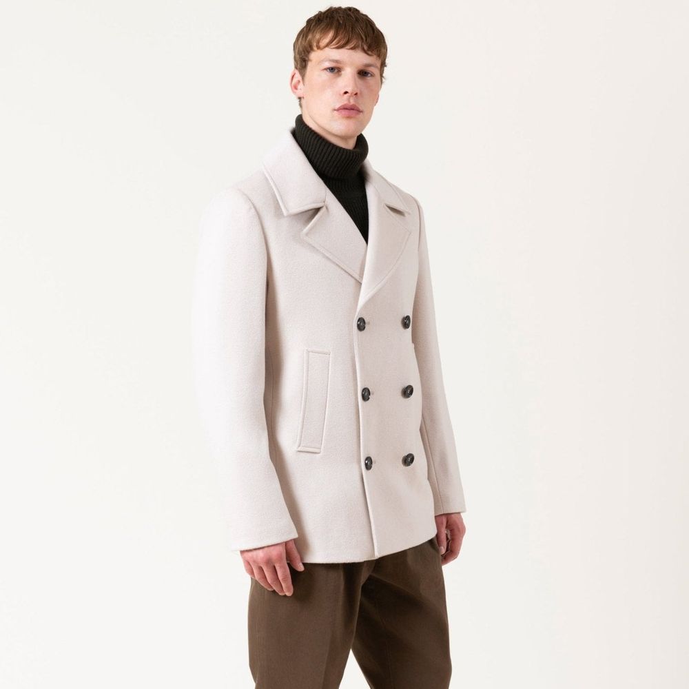 Beige Wool Coat