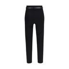 Black Viscose Leggings