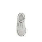 White Recycled Polyamide Athletic Sneakers