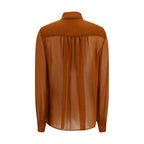 Brown Viscose Blouse