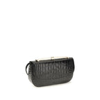 Black Calf Leather Bos Taurus Shoulder Bag