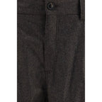 Brown Wool Oves Aries Cargo Pants