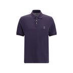 Purple Cotton Polo Shirt