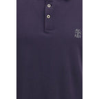 Purple Cotton Polo Shirt