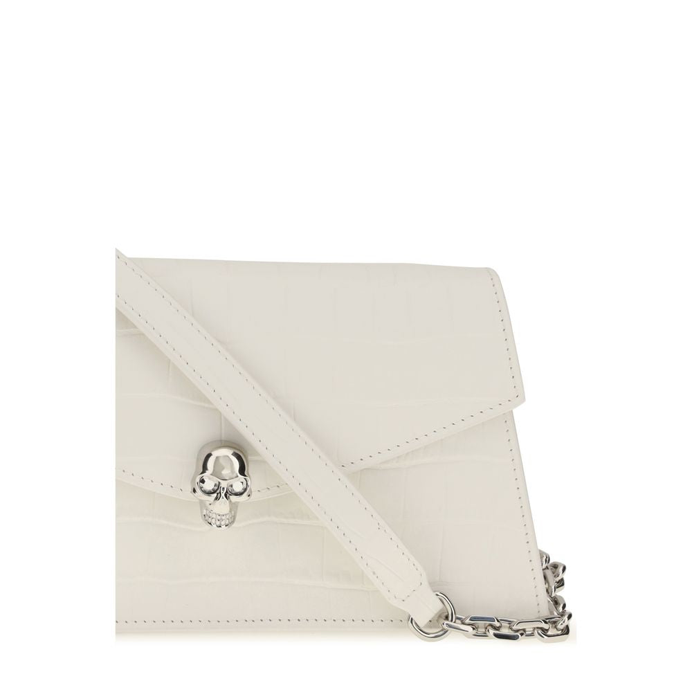 White Calf Leather Bos Taurus Shoulder Bag