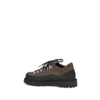 Brown Calf Leather Bos Taurus Sneakers