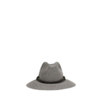 Gray Eco Fabric Fedora