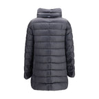 Black Polyamide Full-Length Jacket