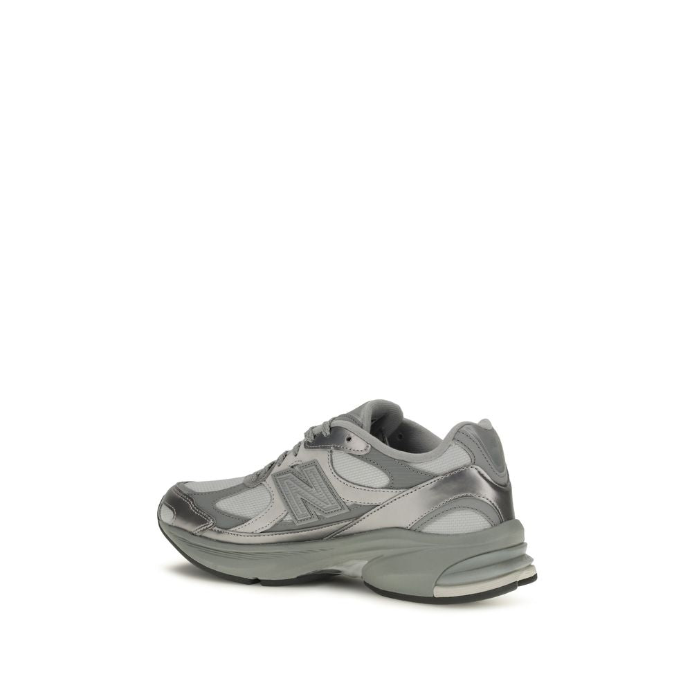Gray Fabric Athletic Sneakers