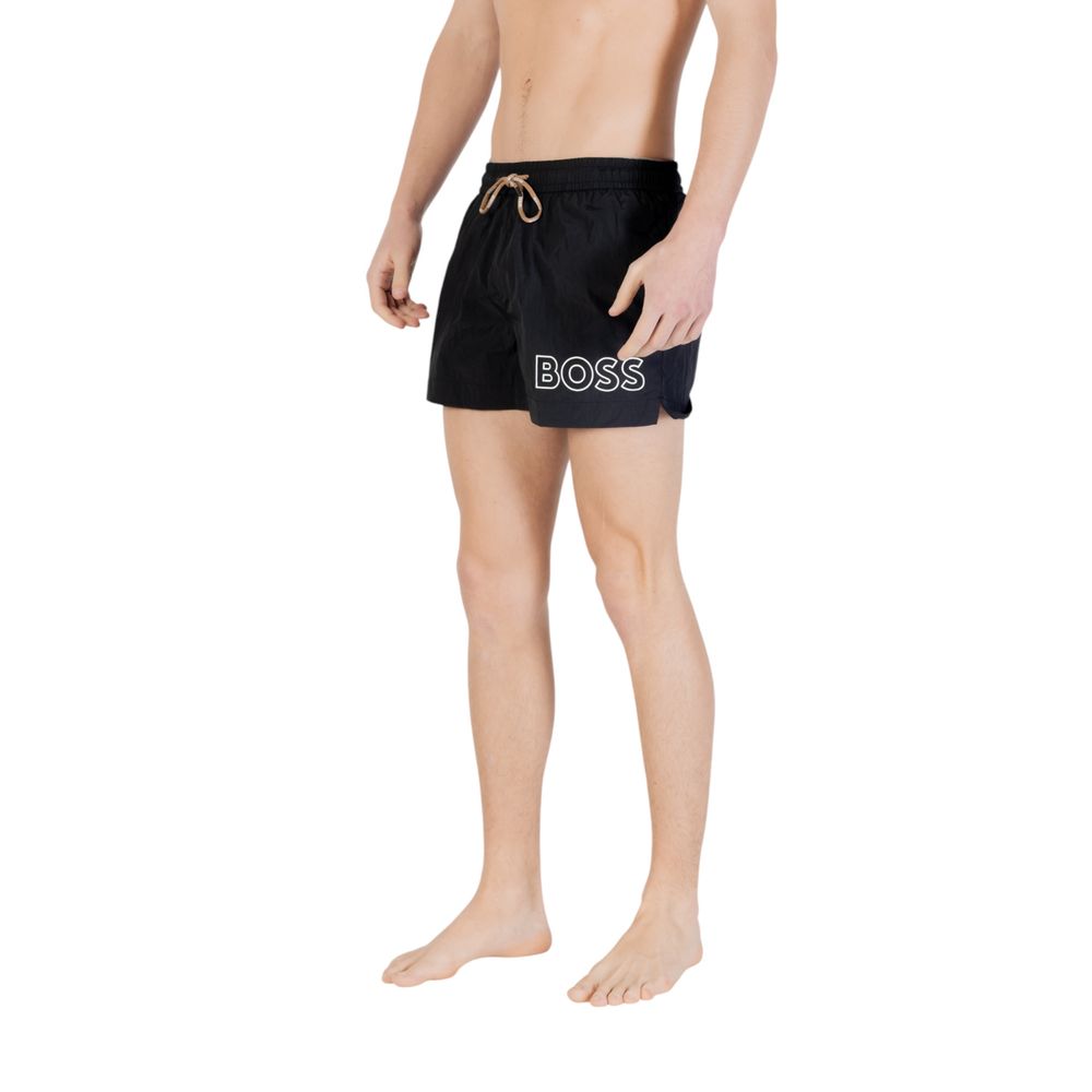 Bicolor Polyamide Swim Shorts