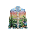 Multicolor Silk Pattern Shirt