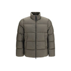 Bicolor Goose Down Full-Length Jacket
