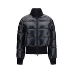 Black Nylon Full-Length Jacket
