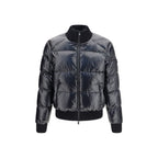 Black Nylon Bomber