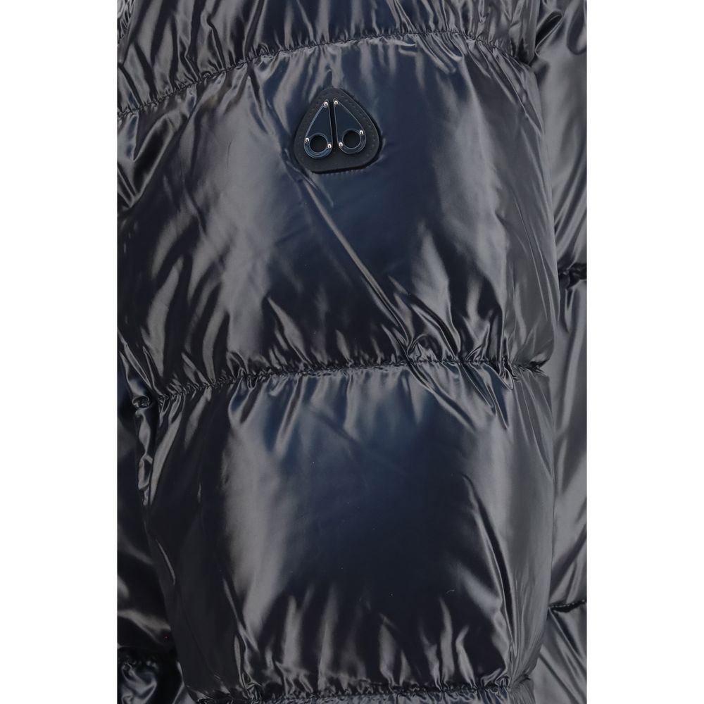 Black Nylon Bomber
