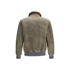 Bicolor Cashmere Bomber