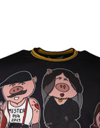 Black Cotton T-Shirt