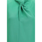 Bicolor Wool Oves Aries Casual Dress
