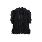Black Wool Oves Aries Sleeveless Jacket