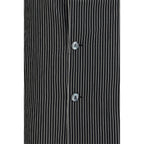 Black Viscose Pattern Shirt
