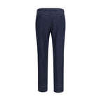 Blue Wool Oves Aries Casual Pants