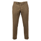 Brown Viscose Men Pant