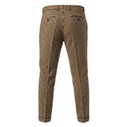 Brown Viscose Men Pant