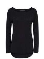 Black Polyamide Sweatshirt