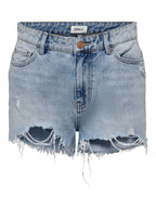 Blue Denim Shorts