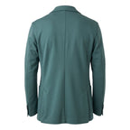 Green Viscose Men Jacket
