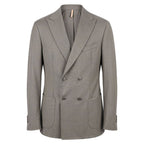 Grey Viscose Men Jacket