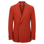 Red Polyester Men Jacket