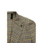 Yellow Wool Men Jacket