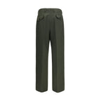 Bicolor Wool Oves Aries Casual Pants