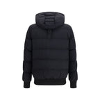 Black Nylon Full-Length Jacket