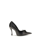Black Lamb Ovis Aries High Heel Pumps