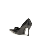 Black Lamb Ovis Aries High Heel Pumps