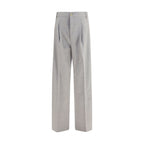 Gray Wool Oves Aries Casual Pants
