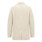 White Cotton Men's Cardigan