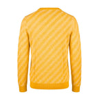 Orange Linen Men Sweater