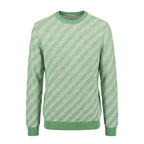 Green Linen Men Sweater