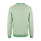 Green Linen Men Sweater