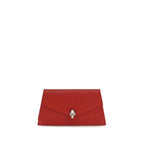 Red Calf Leather Bos Taurus Clutch Bag