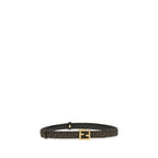 Black Calf Leather Bos Taurus Regular Belt
