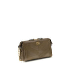 Brown Napa Leather / Calf Bos Taurus Shoulder Bag